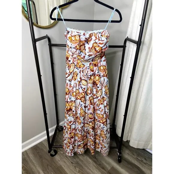 ALC Alc Tate Strapless A-Line Maxi Dress size 0